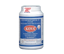 Kova Ct-11b Lon 1kg-Phụ Gia Chống Thấm Bê Tông-Phụ Gia Làm Ngăn Ngừa Sự Rạn Nứt Của Xi Măng