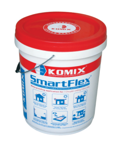 NHÀ MÁY CHỐNG THẤM KOMIX SMARTFLEX GIÁ RẺ TẠI TPHCM